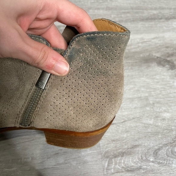Lucky Brand Suede Double Zipper Bootie 8.5 - Picture 3 of 10